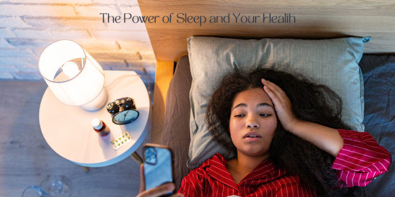 A woman trying to sleep